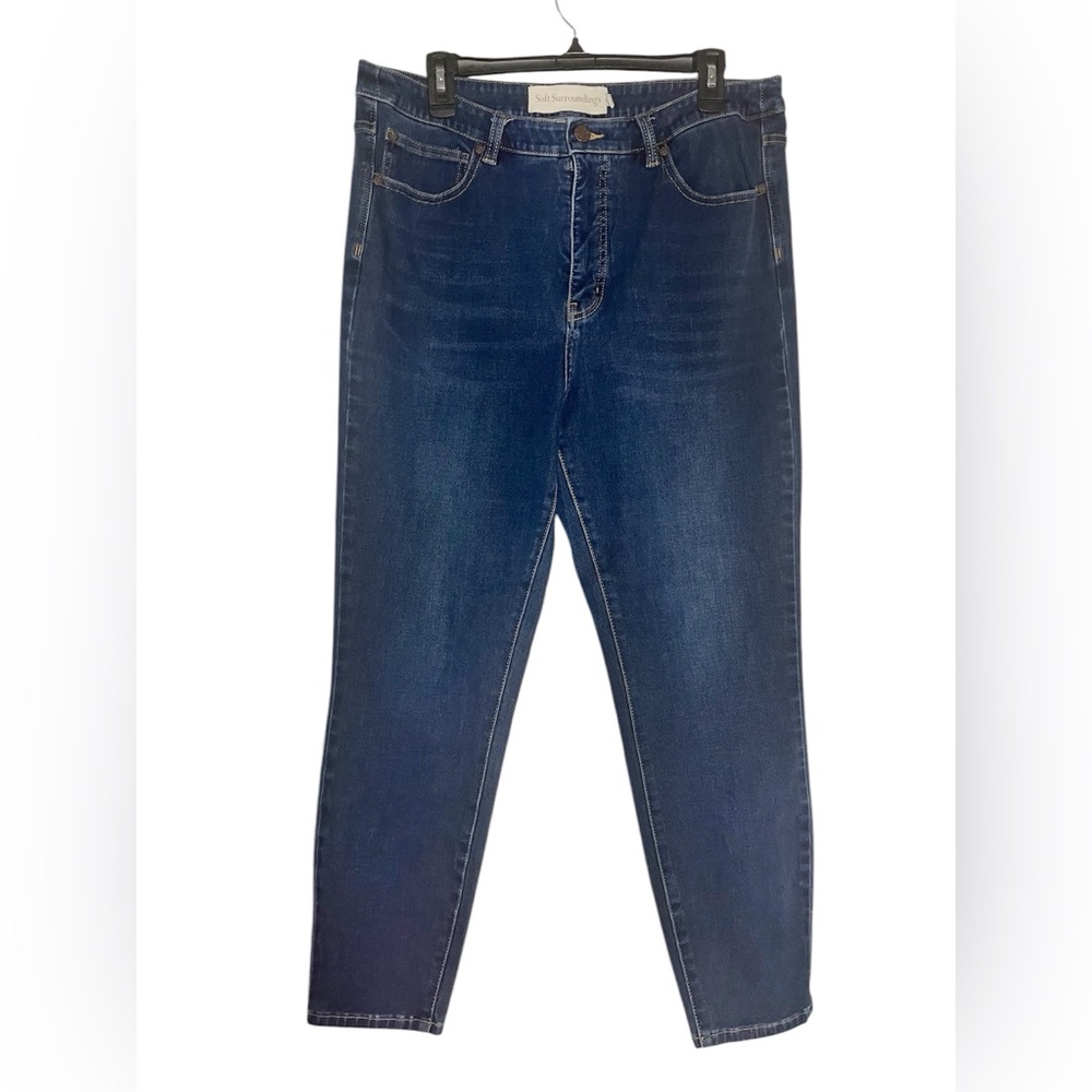 Soft Surroundings Women’s Universal Standard Blue Denim Jeans‎ Sz16
